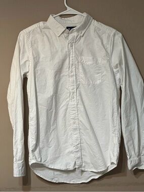 The Children's Place White Button-Down Shirt